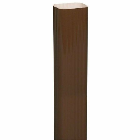 ORFEBRERIA 2 x 3 x 15 in. Aluminum Downspout Extension, Brown OR3266533